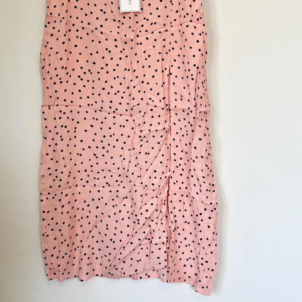NWT Emory Park Polka Dot Slit Maxi Skirt - Size Small